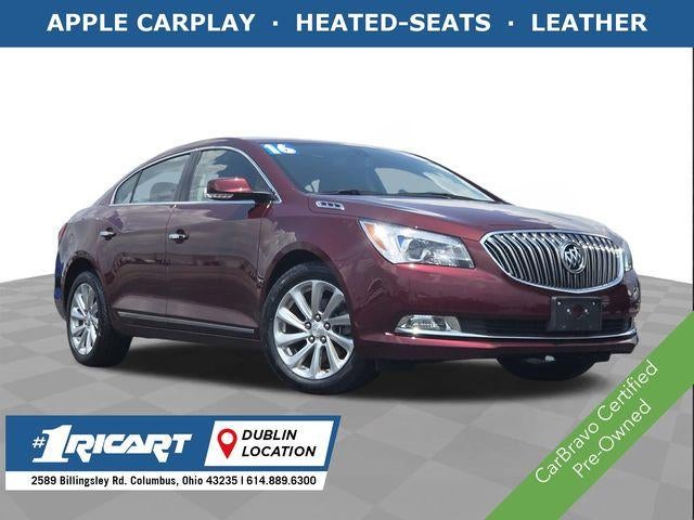 2016 Buick LaCrosse Leather Group in Deep Garnet Metallic — front three-quarter view
