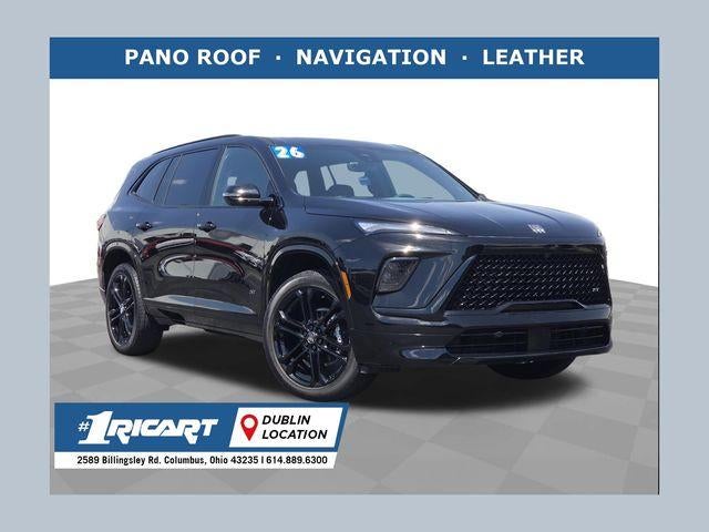 2026 Buick Enclave Sport Touring in Ebony Twilight Metallic — front three-quarter view