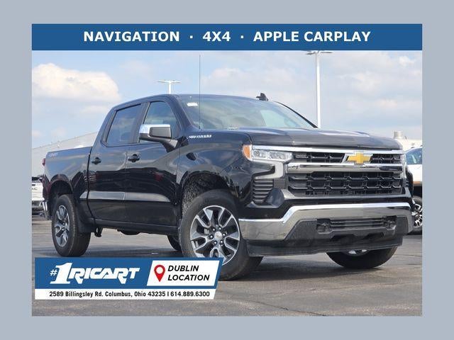 2026 Chevrolet Silverado 1500 LT in Black — front three-quarter view