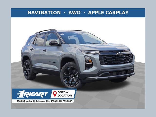 2026 Chevrolet Equinox LT in Sterling Gray Metallic — front three-quarter view