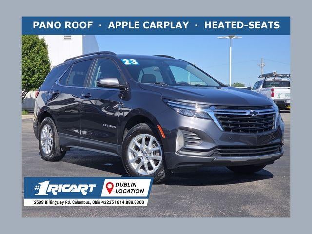 2023 Chevrolet Equinox LT in Iron Gray Metallic — front three-quarter view