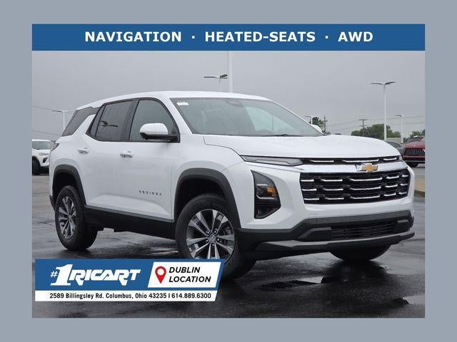 2026 Chevrolet Equinox LT in Summit White — front three-quarter view