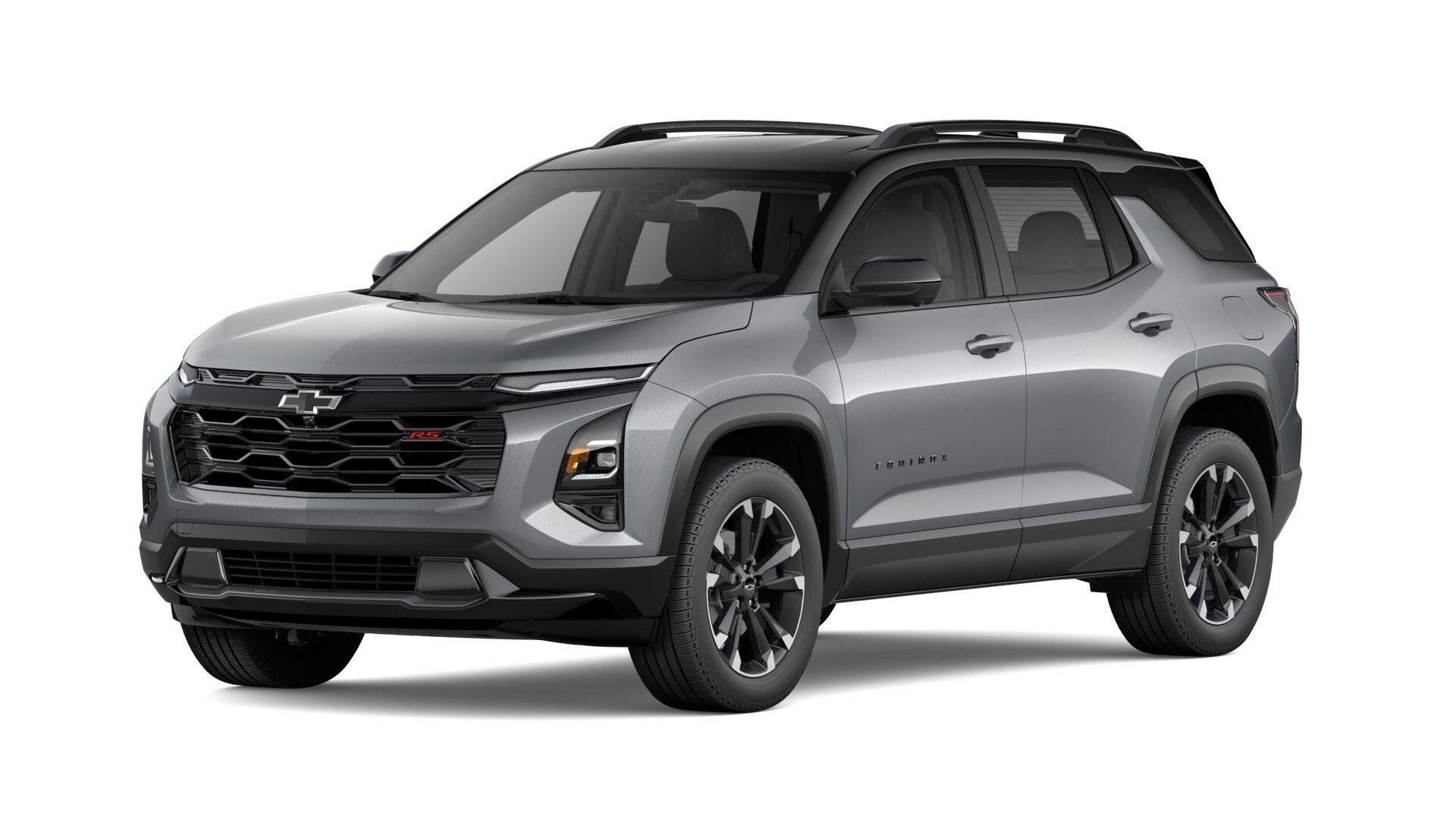 2027 Chevrolet Equinox RS in Sterling Gray Metallic — front three-quarter view