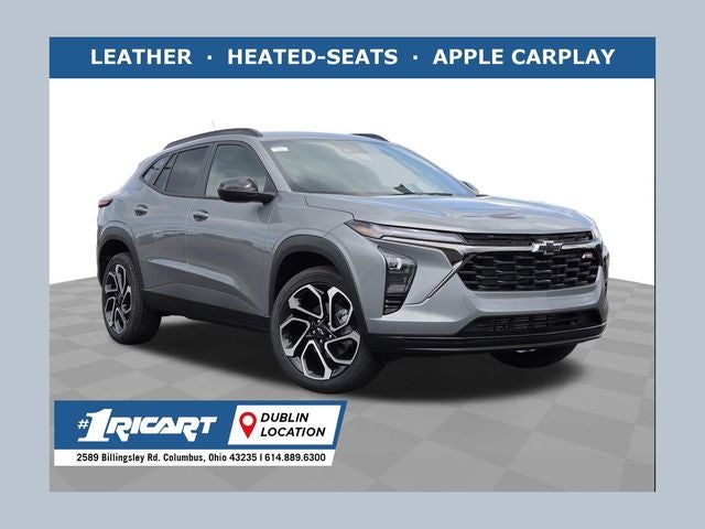 2026 Chevrolet Trax 2RS in Sterling Gray Metallic — front three-quarter view